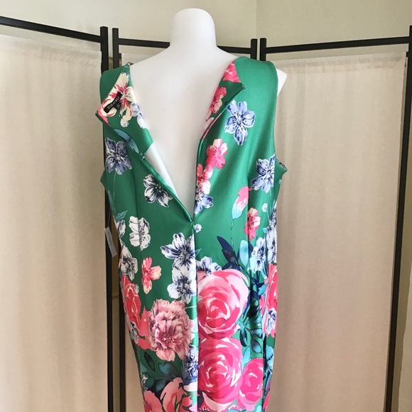 Sz 22 Roz & Ali Floral Print Dress NEW - Picture 7 of 7